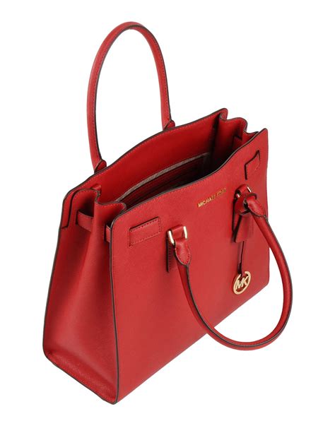 michael kors black ruffle purse|Michael Kors red tote bag.